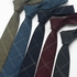 Neck Ties For Men 6cm Skinny Denim Cotton Ties Solid Plaid Striped Narrow Gravata Business One Piece