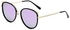 نظارة شمسية أنيقة بإطار بيضاوي كبير وعدسات مستقطبة - مقاس العدسة : 55 مم