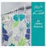 Shower Curtain, Bathroom Curtain Waterproof - Easy Install, Stylish Design, and Durable Material - Complete with Hooks and Rings for a Hygienic Bath Space, 180x180 CM (A-7)