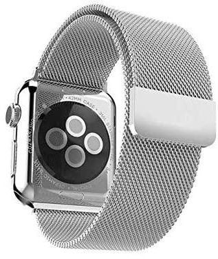 eWINNER Rock Metal Watch Band for Apple Watch 38mm - Silver