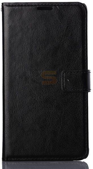 Oil Buffed Leather Diary Kickstand Case for Samsung Galaxy Note 4