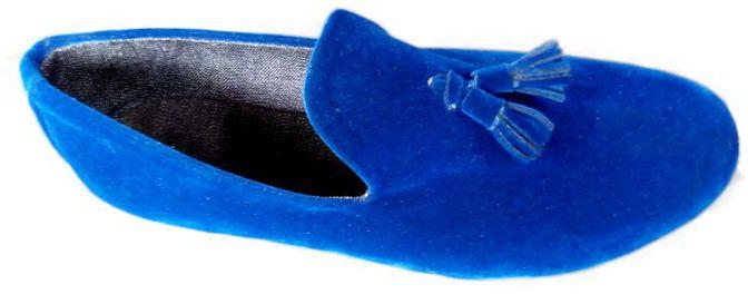 Fashion Men's Casual Slip-On Loafers- Blue