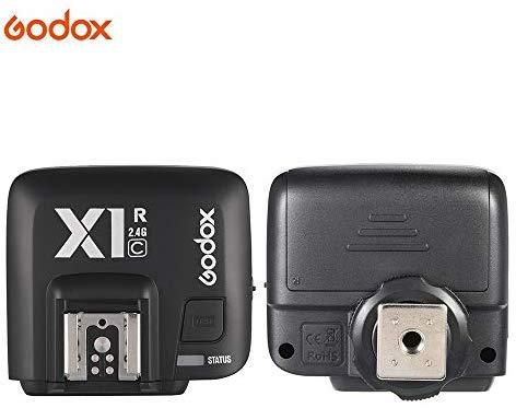 Godox Flash Trigger,X1R-C 32 Channels TTL 1/8000s Wireless Remote Flash Receiver Shutter Release for Canon EOS Cameras X1T-C Transmitter