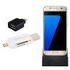 Regentech For Samsung Galaxy S7 Edge, S7 3-in-1 Package USB Data Charger Dock / USB OTG Host Adapter / USB OTG Card Reader