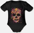 Candy Skull Organic Short Sleeve Baby Bodysuit