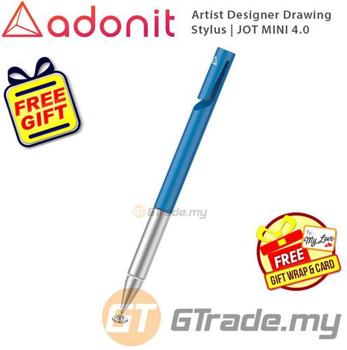 ADONIT Jot Mini 4 Stylus Pen Huawei Mate 20 P30 P20 Pro (Blue)