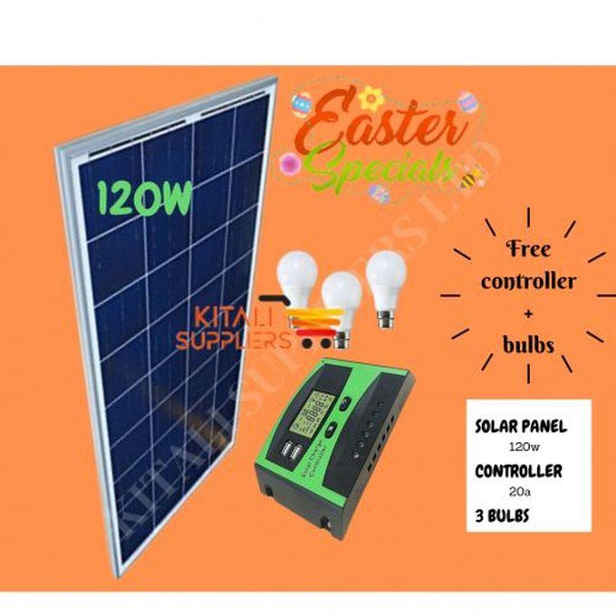 Solarmax Solar Midkit 120w WITH FREE CONTROLLER, BULBS