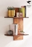 kanaria Modern Wooden Shelf - Beige