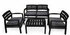 El Helal Garden Set, 2 Chairs + Sofa+ Table - 4 Persons