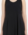 La Marui Solid Cotton Dress - Black