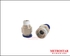 One Touch Fittings Straight Threaded-to-Tube Male Connector 12mm - 3 Sizes
