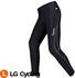 Santic Cycling Fleece Pants Men's Long Trousers - 6 Sizes (Black)