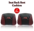 2 Piece Backrest for Chair Car Seat and Sofa Cushion Support for Pain Back Rest Cushion High Quality Rexin With Storage Pockets