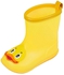 Fashion Kids Boots Girls Rain Boots Yellow Duck Waterproof Shoes