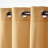 MOALINA Curtains, 1 pair - yellow 145x300 cm