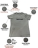 Black Eagle Women's Cotton Round Half Sleeve Print T-Shirt (Grey)