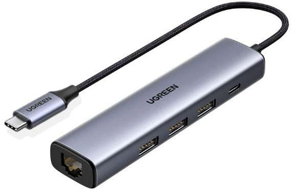 Ugreen 20932 CM475 USB-C Multifunction Gigabit Ethernet PD Adapter -Grey