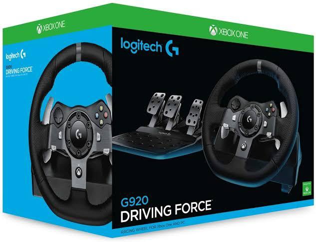 Logitech G920 Driving Force Racing Wheel & pedals (Xbox One & PC) - New