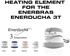 Enerbras Element For Enerbras Enerducha 3T Instant Shower