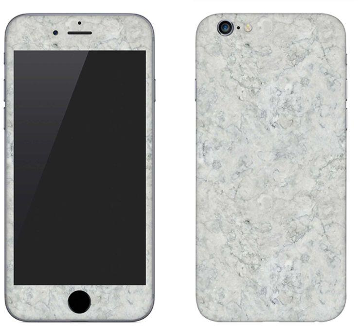 Vinyl Skin Decal For Apple iPhone 6 Plus Marble Texture Black