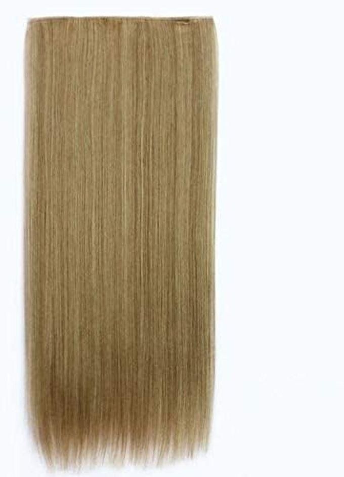 Synthetic Hair Extension Straight Long Blond Fiber Hair