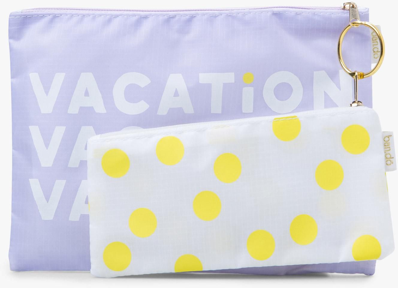 Vacation Dots Carryall Duo Clutch