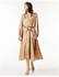 Maxi Wrap Dress with Satin Touch
