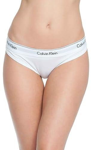 Calvin Klein Women's Thong, White 100, X-Small