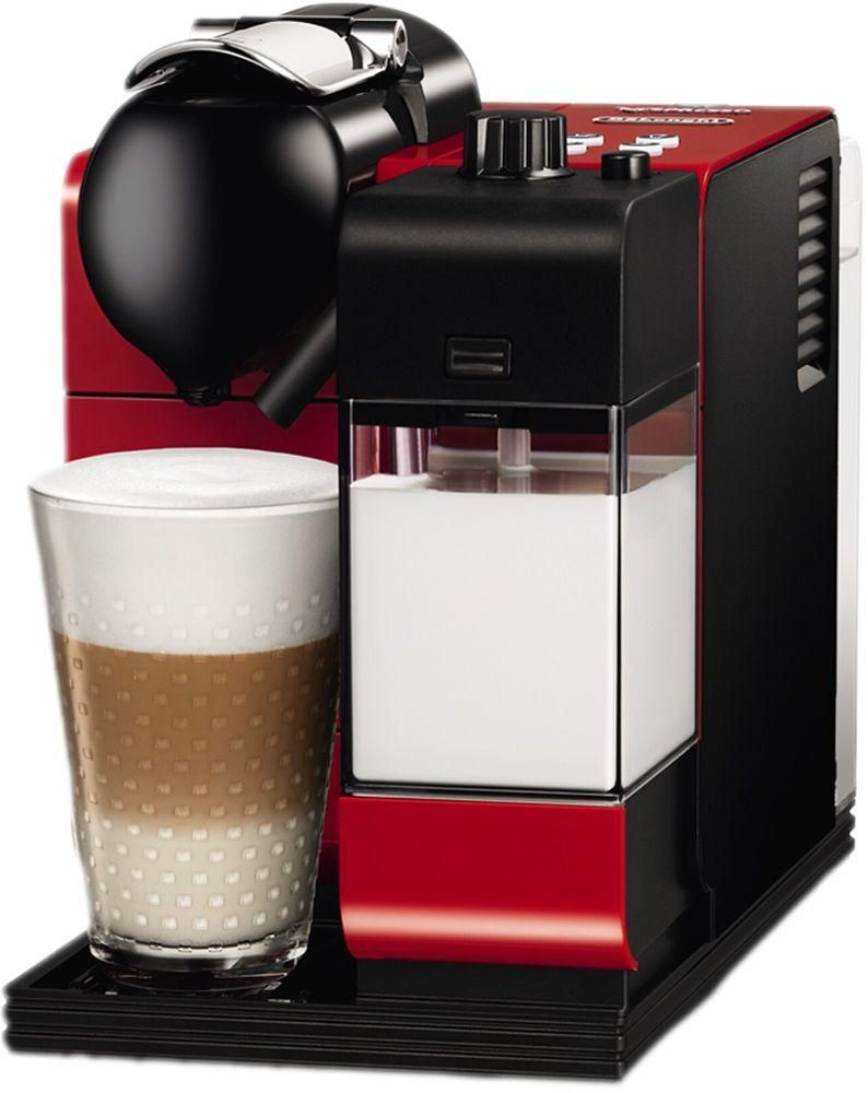 Nespresso Lattissima+ Coffee Machine, Red [F411-ME-RE-NE]