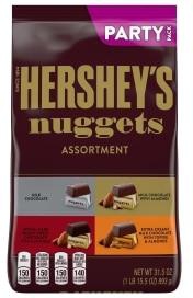 Hershey's Nuggets Chocolate Assortment Party Bag 893g