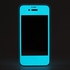 Slickwraps Glow Vivid Blue Wraps for iPhone 4/4s