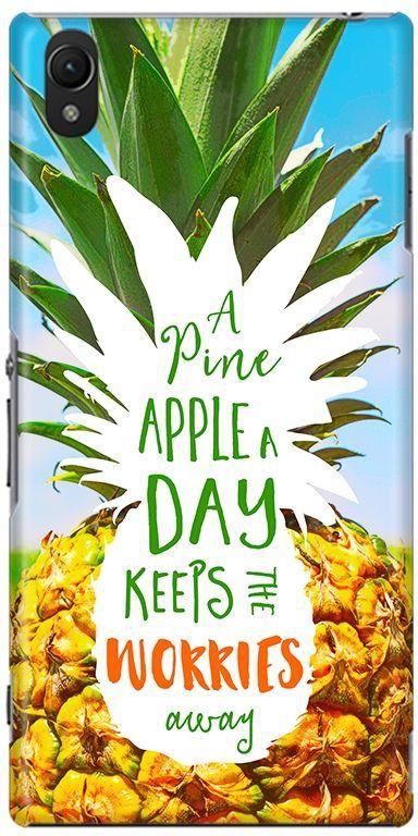 Stylizedd Sony Xperia Z3 Plus Slim Snap Case Cover Matte Finish - Pineapple a day