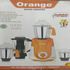 Orange Jumbo 1000Watts Mixer Grinder Jars Set