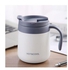 Stainless Steel Vacuum-Insulated Mug Splash-Proof Lid,350ml, White