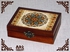 صندوق عتيق اكسسوارات خشبي - 20 × 15 × 6 سم