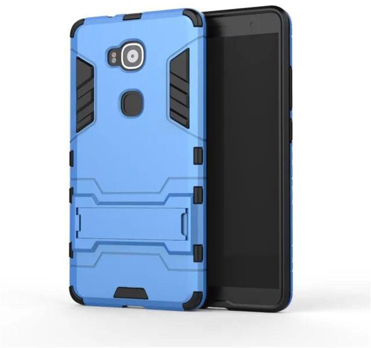 Huawei G7 Plus Iron Man Robot Armor Case Two-In-One Mobile Phone Case - Blue
