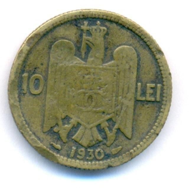 مملكة رومانيا - 10 ليى الملك كارول الثانى 1930