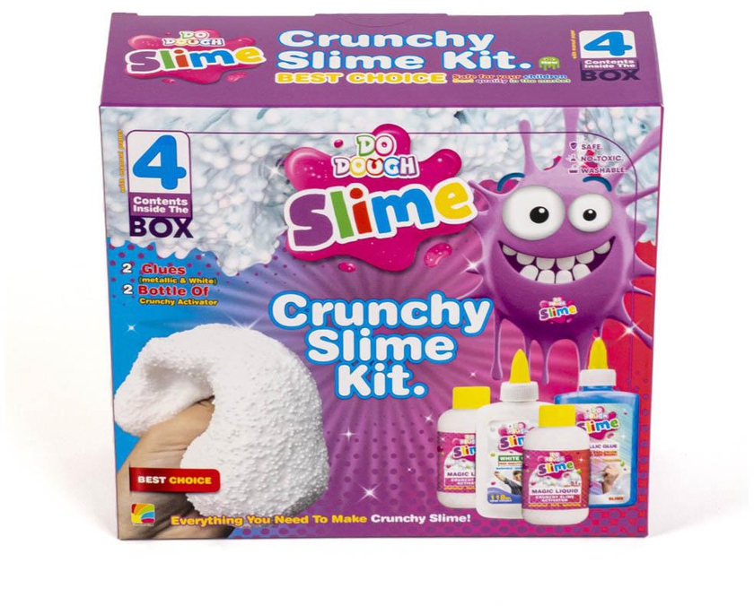 Do Dough Slime - Crunchy Slime Kit (4 Contents Pack)- Babystore.ae