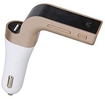 طقم سيارة G7 لاسلكي بلوتوث للاستخدام بدون يدين يتكون من جهاز إرسال FM ومشغل MP3 مع منفذ شحن USB