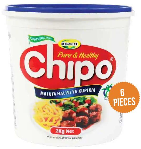 Chipo Cholesterol  Free Vegetable Cooking Fat-(2KG x 6Units) Wholesale