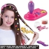 Hair Styling Set, Hair Design Styling Tools, DIY Hair Accessories Hair Modelling Tool Kit Magic Fast Spiral Hair Braid Braiding Tool for Women and Girls (Purple Hair Sequin mounter)