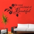DIY Beautiful Flower Wall Sticker
