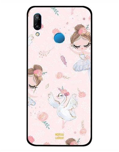 Protective Case Cover For Huawei Nova 3E Doly Girl And Flowers