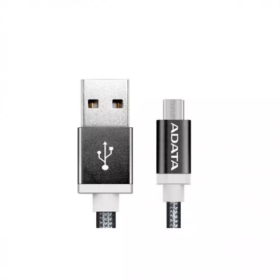 ADATA Micro USB cable knit 1m black | Gear-up.me