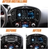 Android Car Stereo for Nissan Juke 2010-2014 Infiniti ESQ 2012-2017 1GB RAM 16GB ROM 9 Inch MirrorLink WiFi BT, DSP IPS Touch Screen with AHD Camera Included (1+16G Without Apple Carplay)