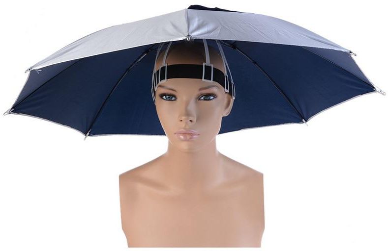 1PC Hand Free Hat Waterproof Elastic for Fishing Gardening Folding Headwear