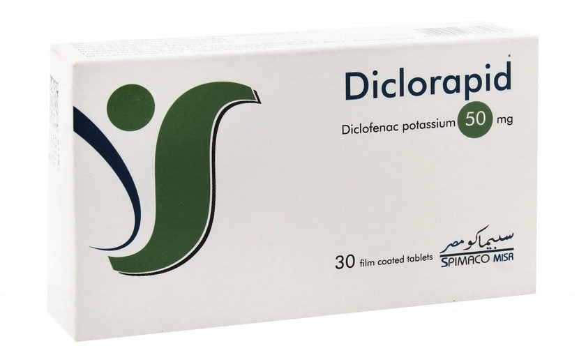 Diclorapid | Anti-inflammatory 50mg | 30 Tabs