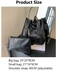 2pcs/Set Large Capacity Handbag Fashion Women's Shoulder Bag Crossbody Bag-Black