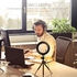 LED Ring Light 6-Inch With Tripod Stand Selfie Ring Light
