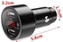 Car GPS Tracker Real Time Tracking Device Dual USB Car Charger Voltmeter Black (black)